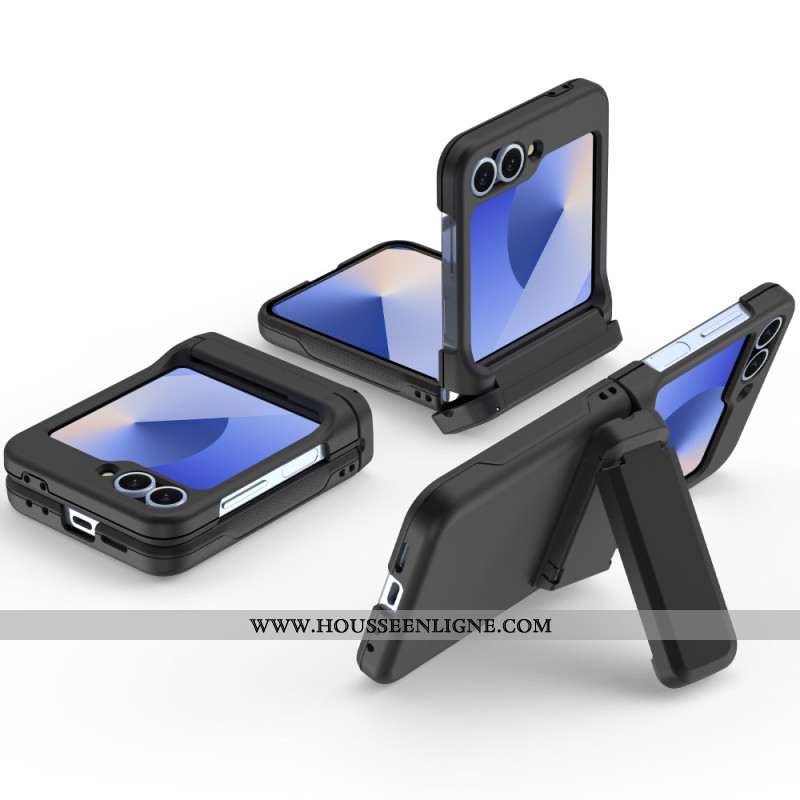 Coque Samsung Galaxy Z Flip 7 FE / Z Flip 6 Support Intégré et Porte-Carte