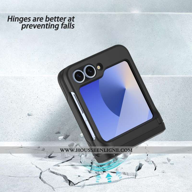 Coque Samsung Galaxy Z Flip 7 FE / Z Flip 6 Support Intégré et Porte-Carte