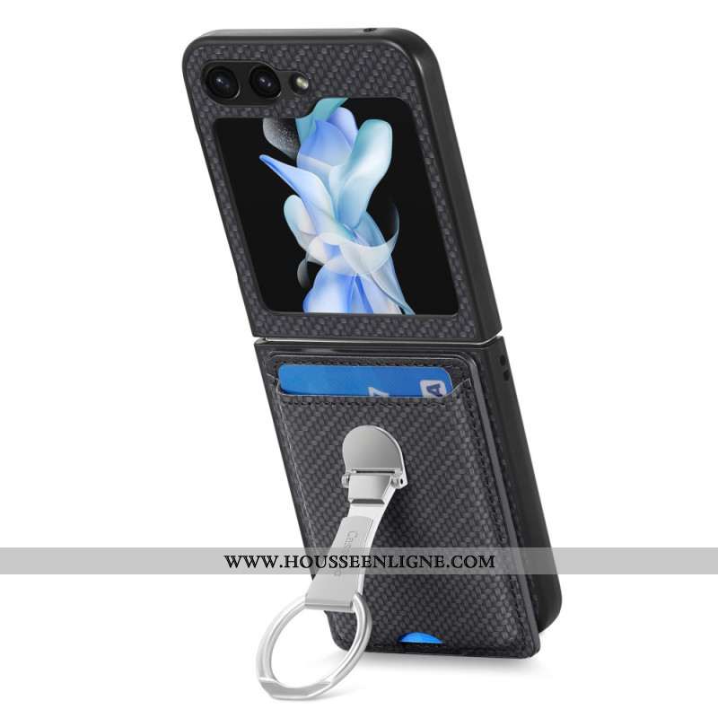 Coque Samsung Galaxy Z Flip 7 FE / Z Flip 6 Support Pliable et Porte-cartes