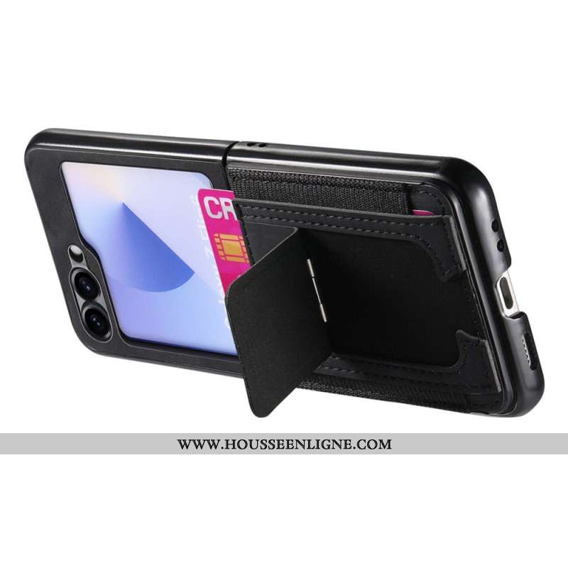 Coque Samsung Galaxy Z Flip 7 FE / Z Flip 6 Support et Porte-Cartes