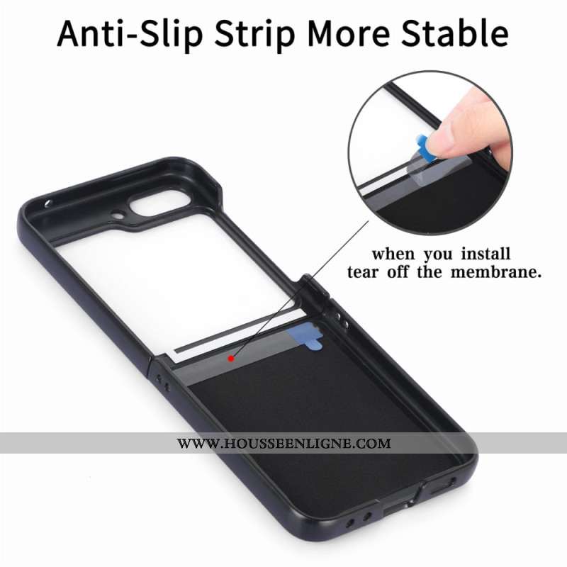 Coque Samsung Galaxy Z Flip 7 FE / Z Flip 6 Support et Porte-Cartes