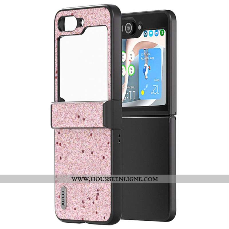 Coque Samsung Galaxy Z Flip 7 FE / Z Flip 6 Surface Scintillante ABEEL