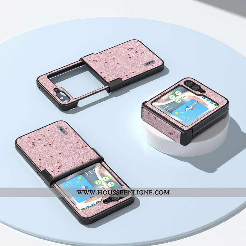 Coque Samsung Galaxy Z Flip 7 FE / Z Flip 6 Surface Scintillante ABEEL