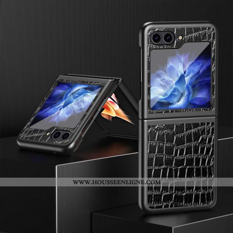 Coque Samsung Galaxy Z Flip 7 FE / Z Flip 6 Texture Crocodile