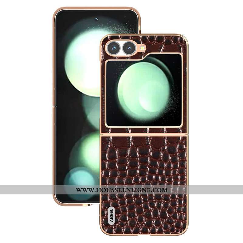 Coque Samsung Galaxy Z Flip 7 FE / Z Flip 6 Texture Crocodile