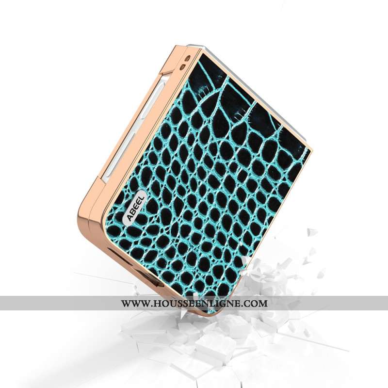 Coque Samsung Galaxy Z Flip 7 FE / Z Flip 6 Texture Crocodile