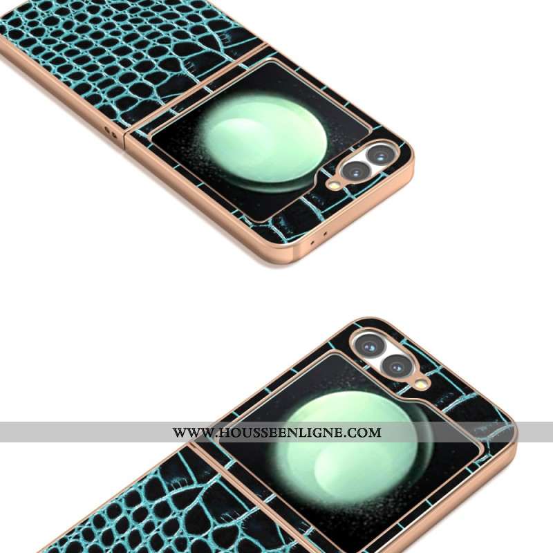 Coque Samsung Galaxy Z Flip 7 FE / Z Flip 6 Texture Crocodile