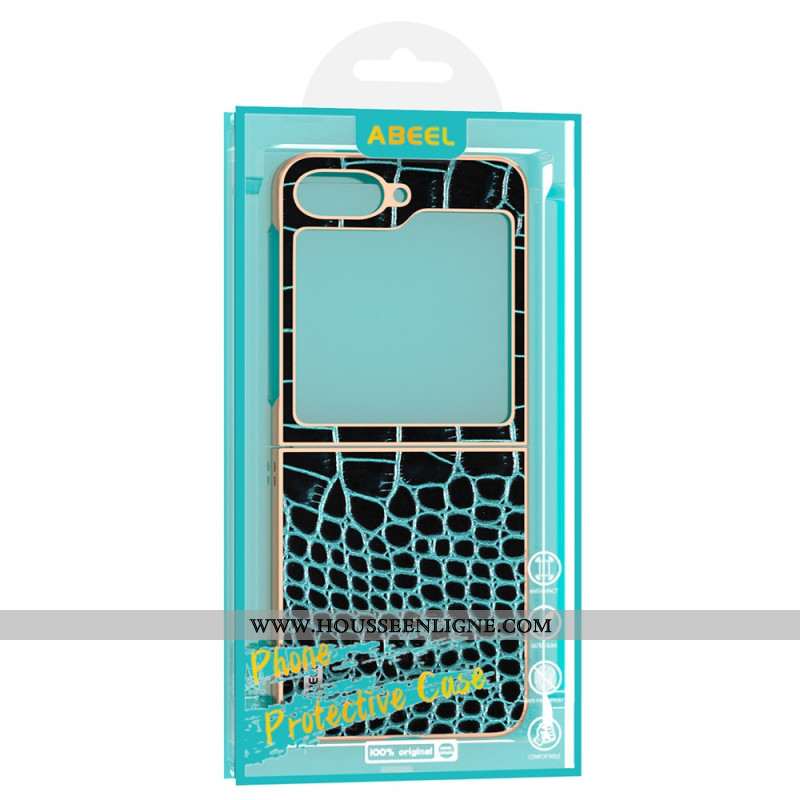 Coque Samsung Galaxy Z Flip 7 FE / Z Flip 6 Texture Crocodile