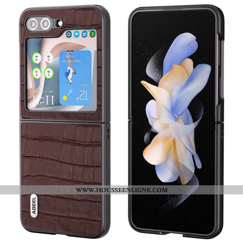 Coque Samsung Galaxy Z Flip 7 FE / Z Flip 6 Texture Crocodile Premium