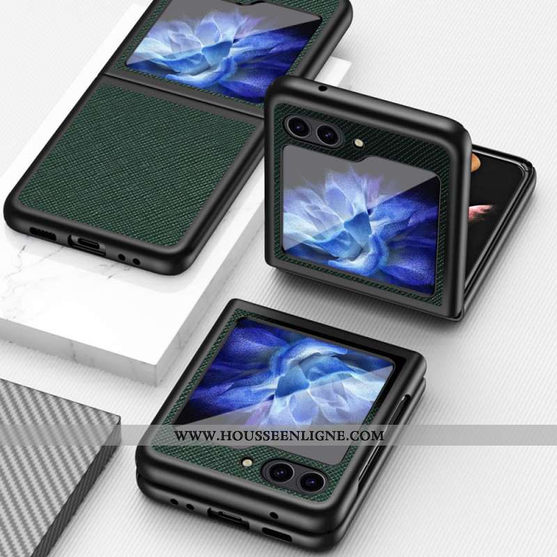 Coque Samsung Galaxy Z Flip 7 FE / Z Flip 6 Texture Croisée
