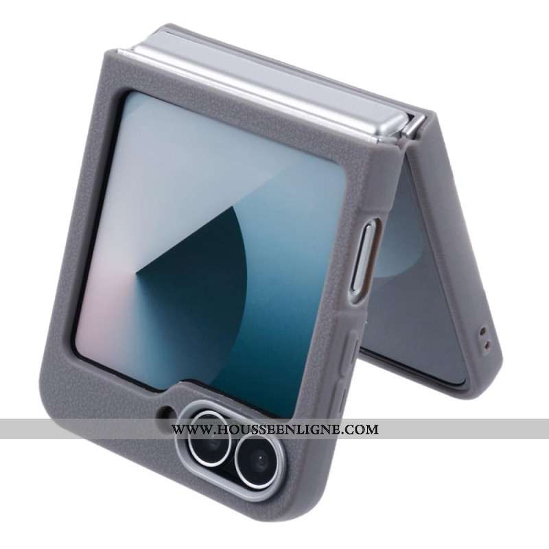 Coque Samsung Galaxy Z Flip 7 FE / Z Flip 6 Texture Cuir