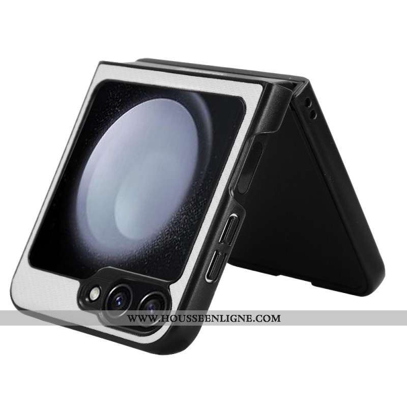 Coque Samsung Galaxy Z Flip 7 FE / Z Flip 6 Texture Fibre Carbone