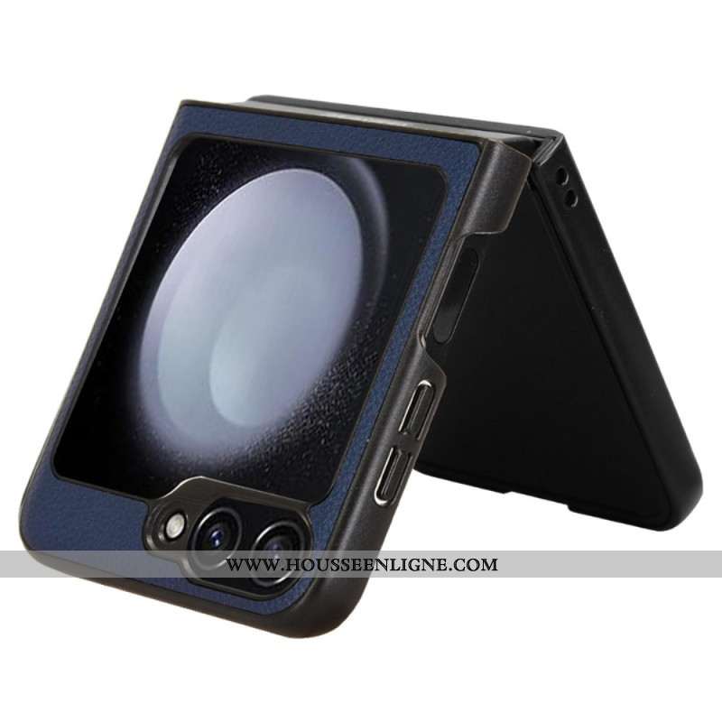 Coque Samsung Galaxy Z Flip 7 FE / Z Flip 6 Texture Litchi Porte-Cartes