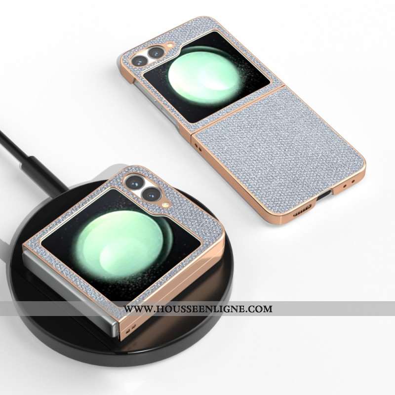 Coque Samsung Galaxy Z Flip 7 FE / Z Flip 6 Texture Strass