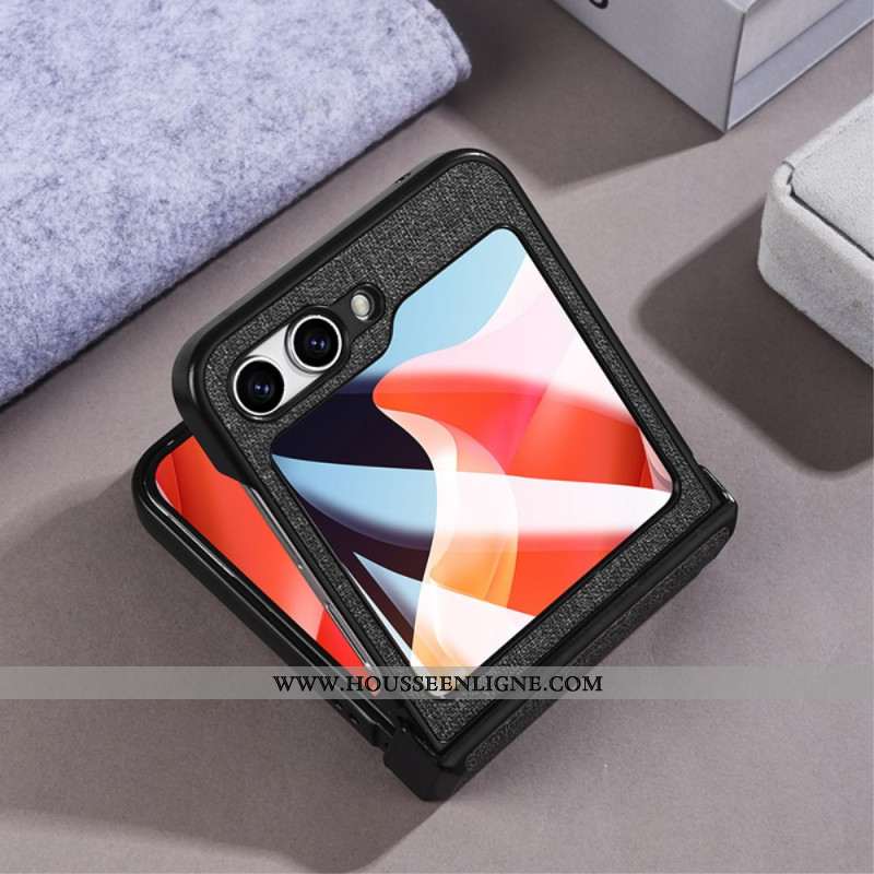 Coque Samsung Galaxy Z Flip 7 FE / Z Flip 6 Texture Tissu