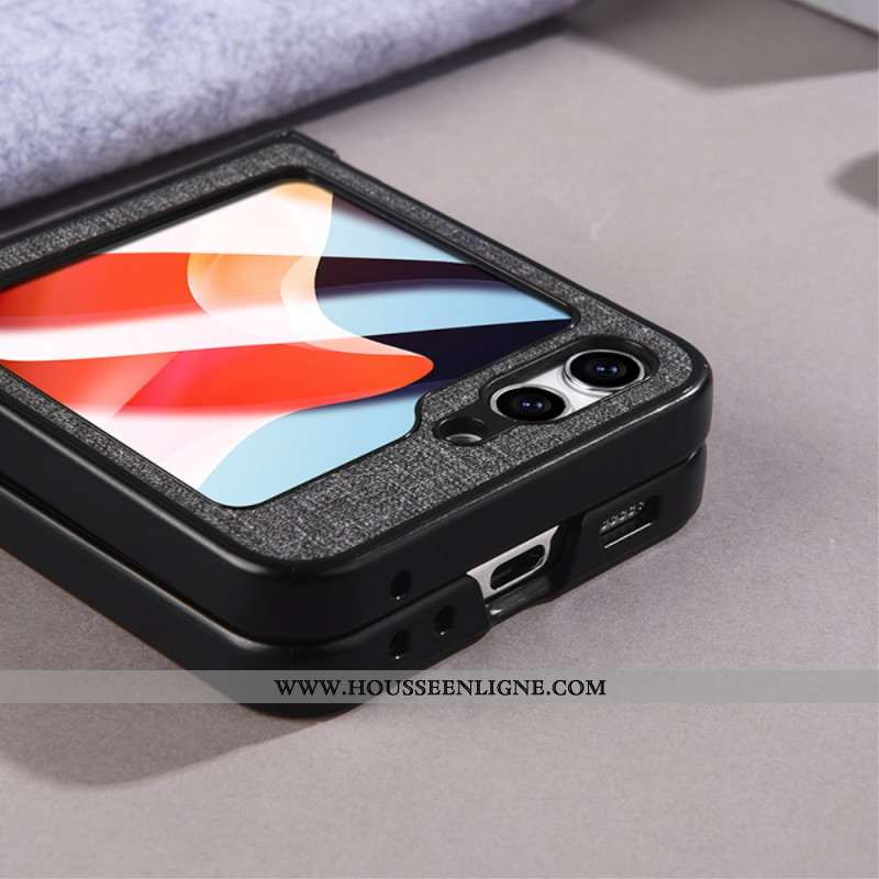 Coque Samsung Galaxy Z Flip 7 FE / Z Flip 6 Texture Tissu