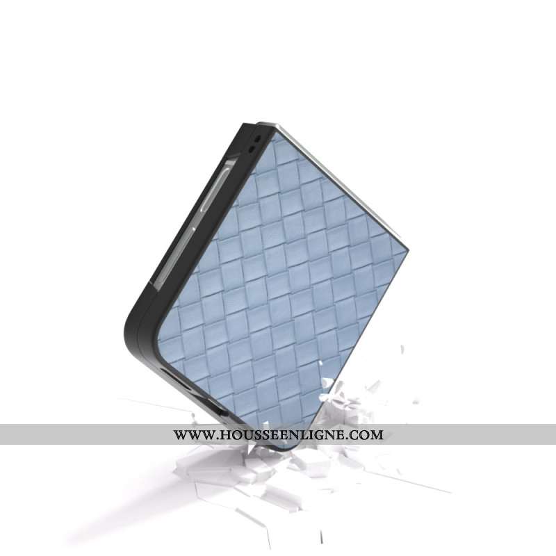 Coque Samsung Galaxy Z Flip 7 FE / Z Flip 6 Texture Tissé