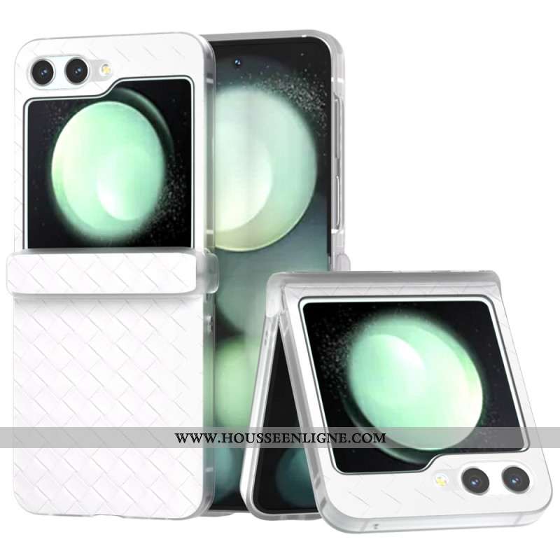 Coque Samsung Galaxy Z Flip 7 FE / Z Flip 6 Texture Tissée