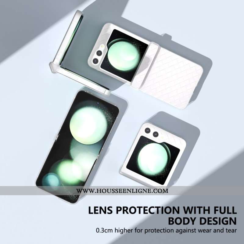 Coque Samsung Galaxy Z Flip 7 FE / Z Flip 6 Texture Tissée