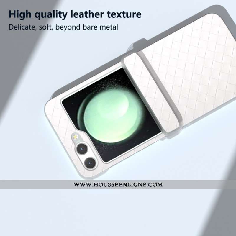 Coque Samsung Galaxy Z Flip 7 FE / Z Flip 6 Texture Tissée