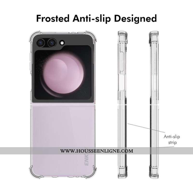Coque Samsung Galaxy Z Flip 7 FE / Z Flip 6 Transparente Coins Renforcés ENKAY