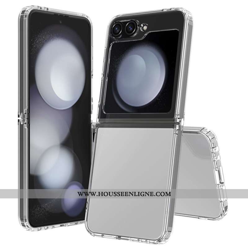 Coque Samsung Galaxy Z Flip 7 FE / Z Flip 6 Transparente Design Monobloc