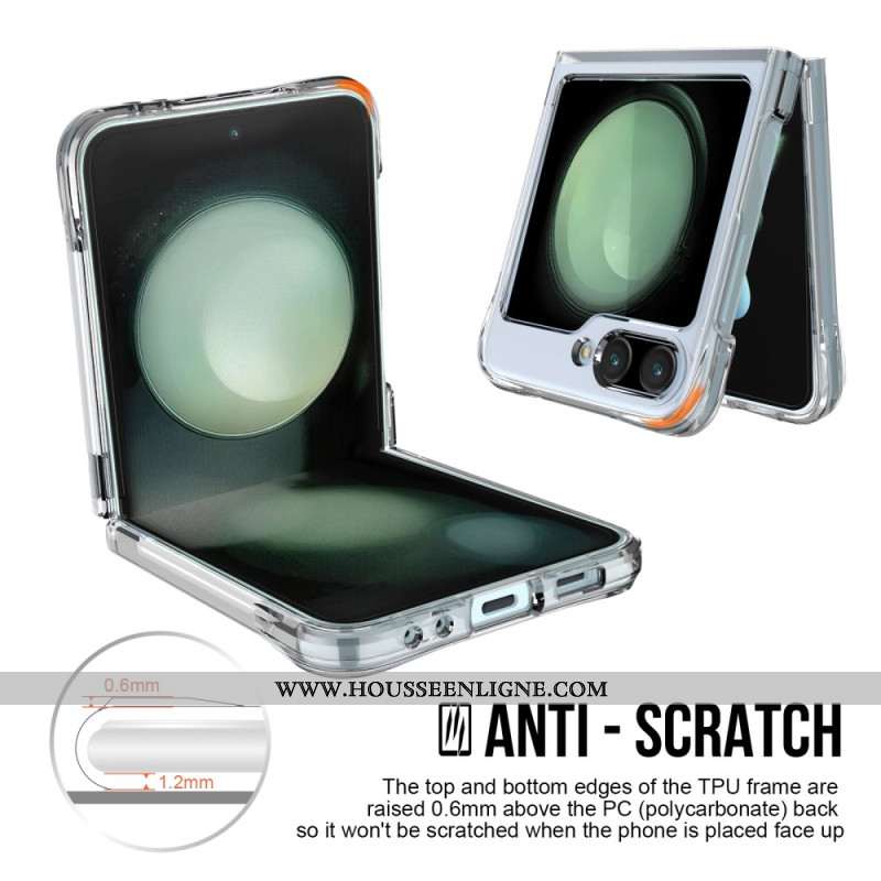 Coque Samsung Galaxy Z Flip 7 FE / Z Flip 6 Transparente Magnétique