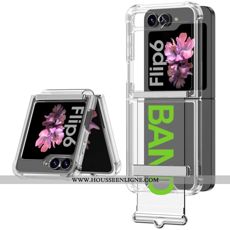 Coque Samsung Galaxy Z Flip 7 FE / Z Flip 6 Transparente Sangle
