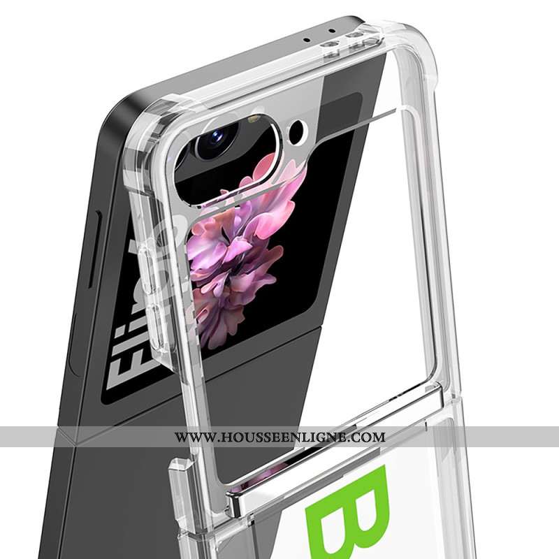 Coque Samsung Galaxy Z Flip 7 FE / Z Flip 6 Transparente Sangle