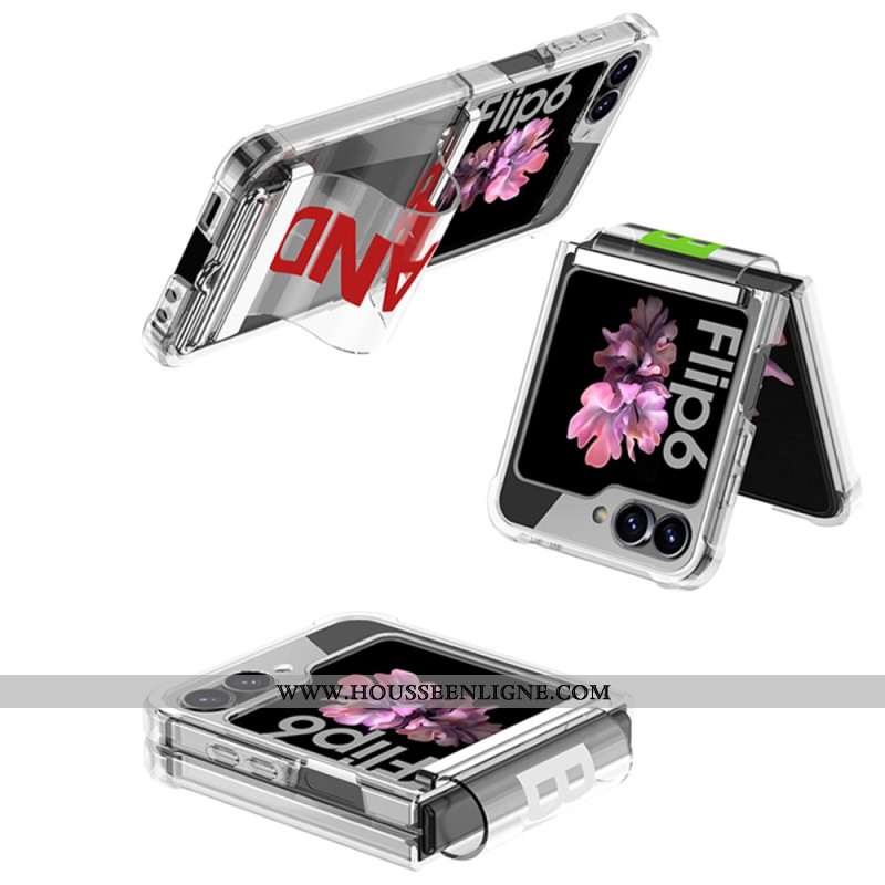 Coque Samsung Galaxy Z Flip 7 FE / Z Flip 6 Transparente Sangle