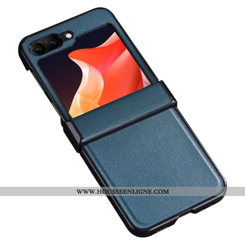 Coque Samsung Galaxy Z Flip 7 FE / Z Flip 6 Ultra Mince Simili Cuir