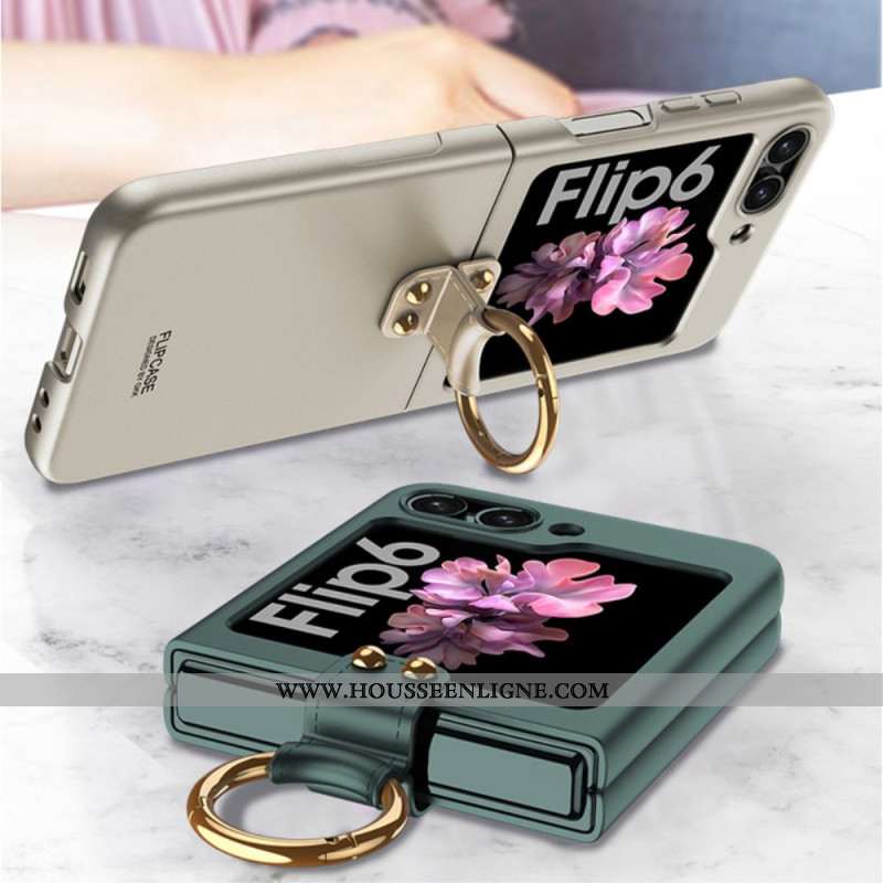 Coque Samsung Galaxy Z Flip 7 FE / Z Flip 6 Ultra Mince et Anneau GKK