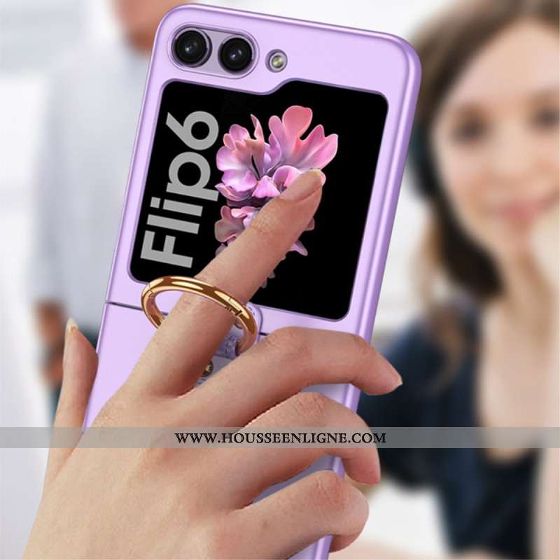 Coque Samsung Galaxy Z Flip 7 FE / Z Flip 6 Ultra Mince et Anneau GKK
