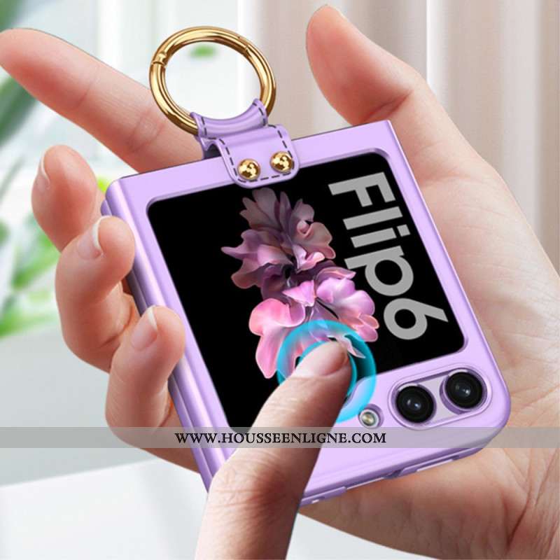 Coque Samsung Galaxy Z Flip 7 FE / Z Flip 6 Ultra Mince et Anneau GKK