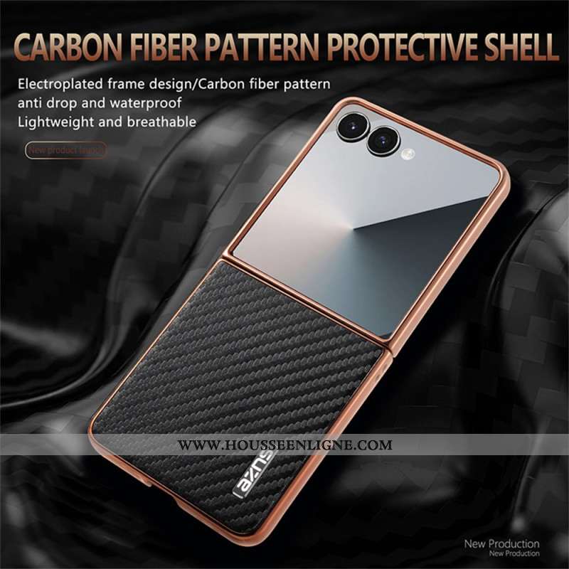 Coque Samsung Galaxy Z Flip 7 Fibre Carbone AZNS