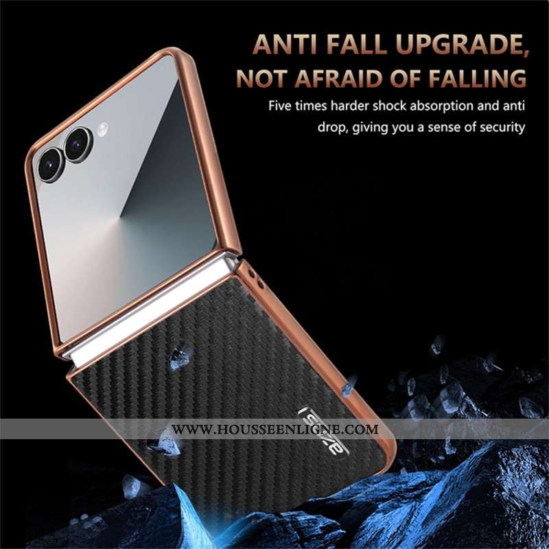 Coque Samsung Galaxy Z Flip 7 Fibre Carbone AZNS