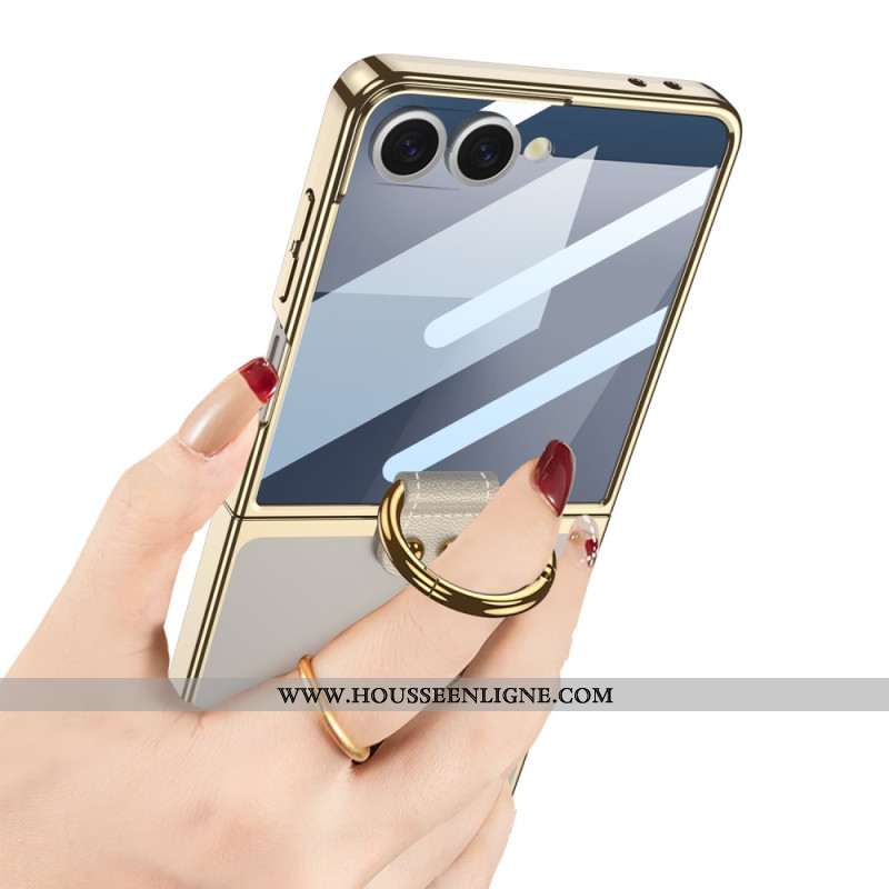 Coque Samsung Galaxy Z Flip 7 Film Protecteur et Support-Anneau GKK