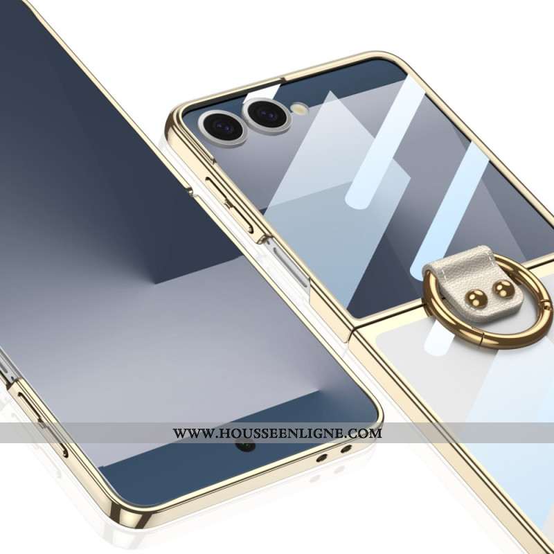 Coque Samsung Galaxy Z Flip 7 Film Protecteur et Support-Anneau GKK