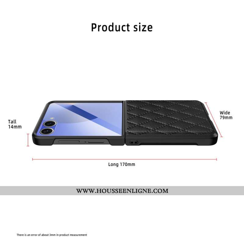 Coque Samsung Galaxy Z Flip 7 Fine Matelassée