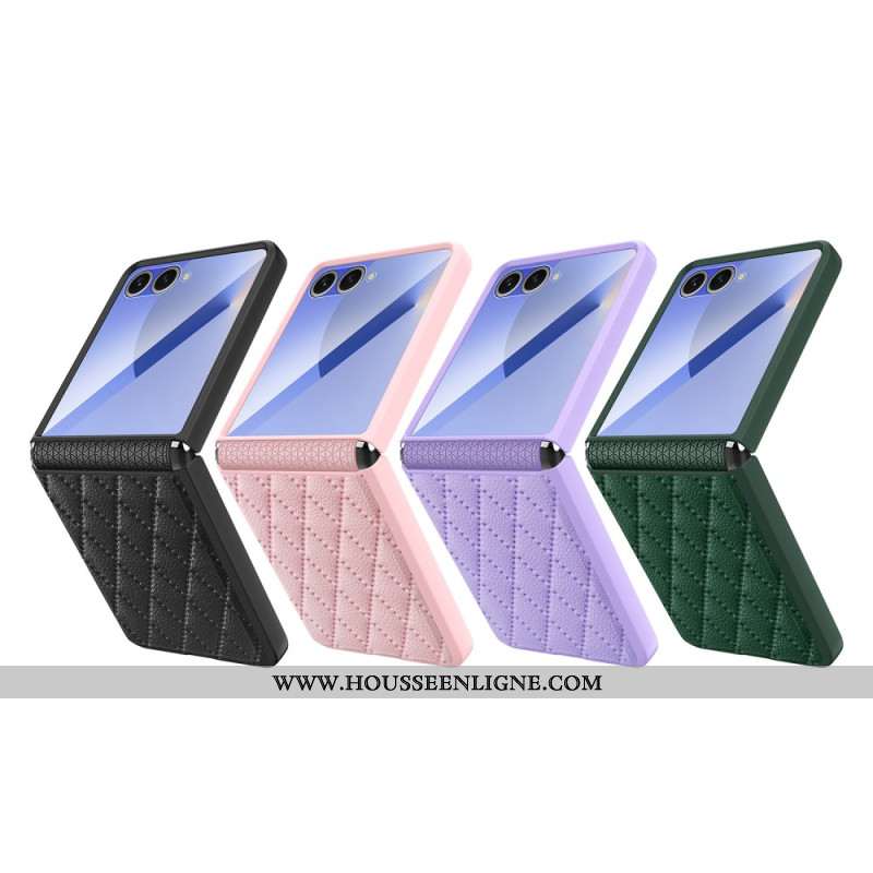 Coque Samsung Galaxy Z Flip 7 Fine Matelassée