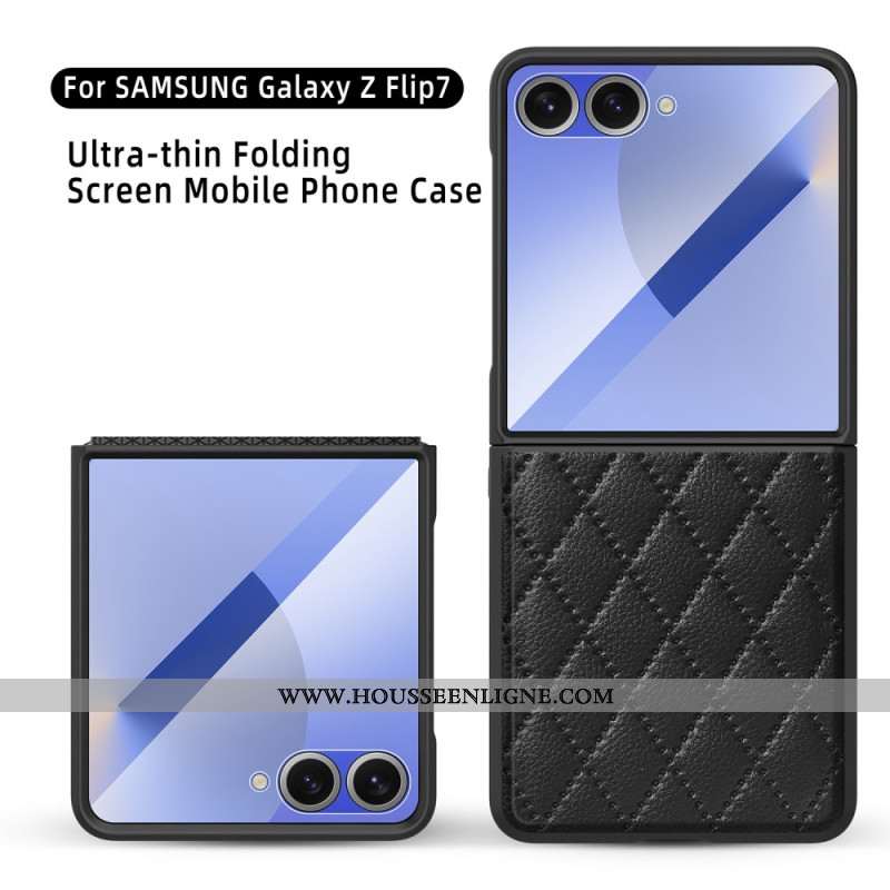 Coque Samsung Galaxy Z Flip 7 Fine Matelassée