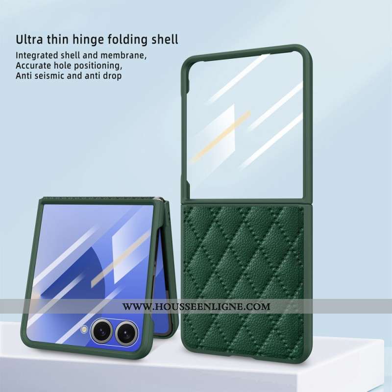 Coque Samsung Galaxy Z Flip 7 Fine Matelassée