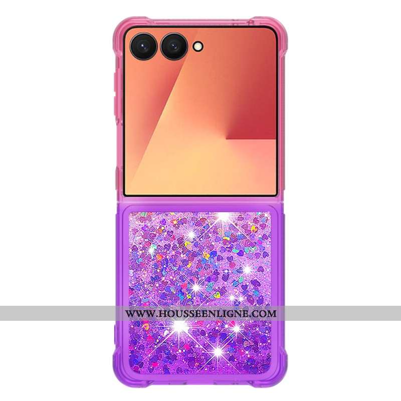 Coque Samsung Galaxy Z Flip 7 Gradient Paillettes
