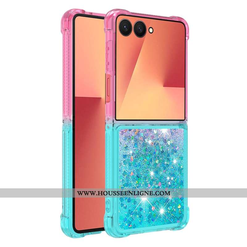 Coque Samsung Galaxy Z Flip 7 Gradient Paillettes