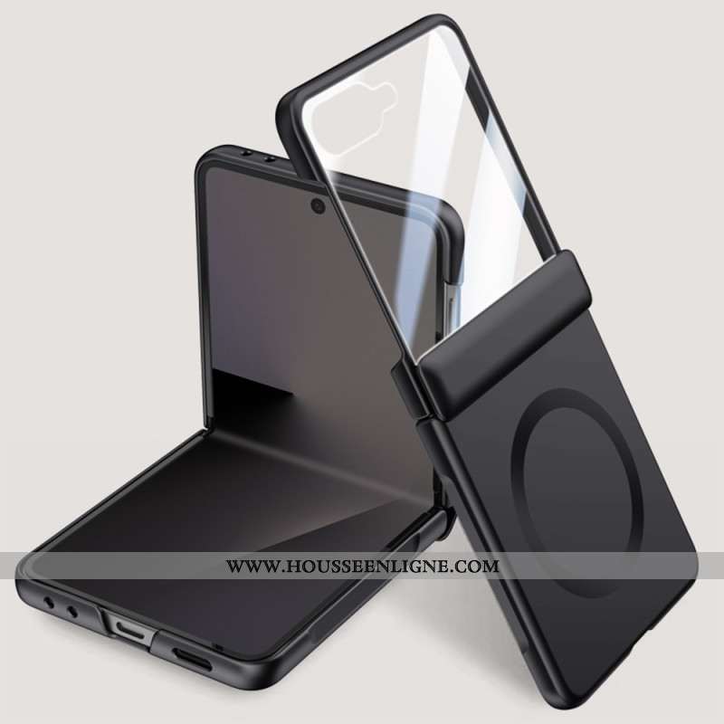 Coque Samsung Galaxy Z Flip 7 Magnétique Effet Métal