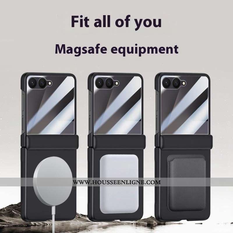 Coque Samsung Galaxy Z Flip 7 Magnétique Effet Métal