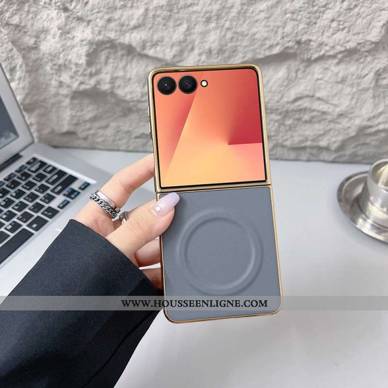 Coque Samsung Galaxy Z Flip 7 Magnétique Surface Nappa