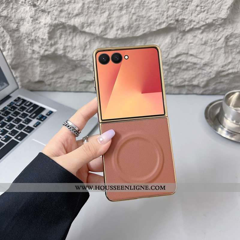 Coque Samsung Galaxy Z Flip 7 Magnétique Surface Nappa