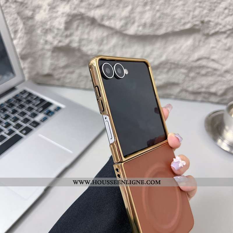 Coque Samsung Galaxy Z Flip 7 Magnétique Surface Nappa