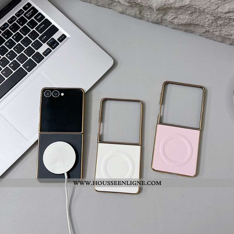 Coque Samsung Galaxy Z Flip 7 Magnétique Surface Nappa